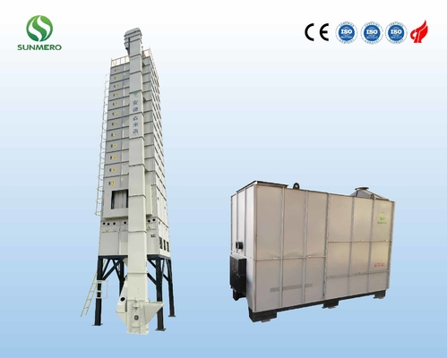 120 Tons/Batch Intelligent Rice Dryer 5.5kW With Husk Burner