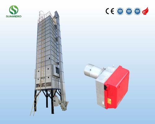 CE Approval 15T Horizontal Wheat Grain Dryer , Grain Processing Equipment