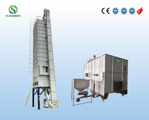 Multipurpose Electric Rice Dryer 200 Tons With Husk Furnace