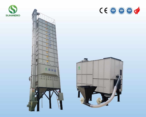 20T Circulating Paddy Rice Dryer , Rice Husk Dryer  For Wheat Maize Corn Paddy