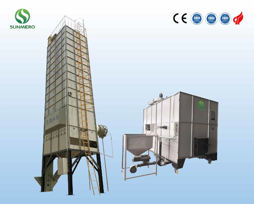 22Ton 380V High Efficiency Rice Mill Dryer For Indonesia Rice Milling Plant