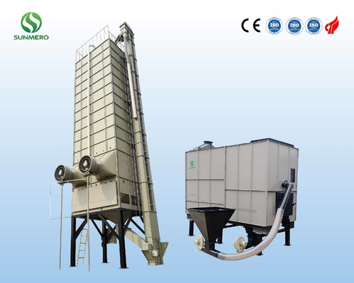 ISO Certified Automatic Drying Maize Grain Dryer , Rice Mill Dryer 22T