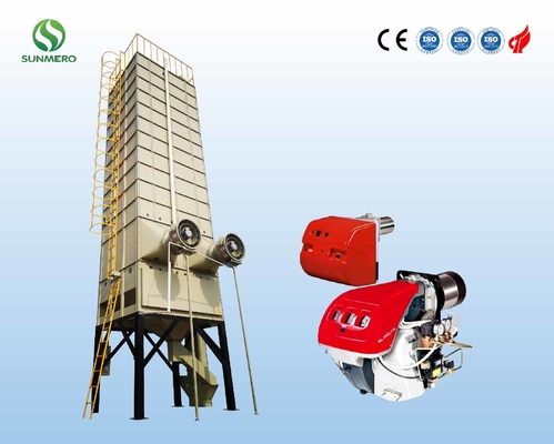 ISO Certified Automatic Drying Maize Grain Dryer , Rice Mill Dryer 22T