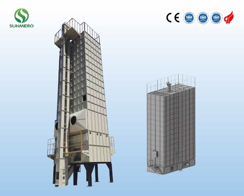 15 Tons Recirculating Cross Flow Grain Dryer Customized