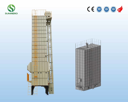 15 Tons Recirculating Cross Flow Grain Dryer Customized