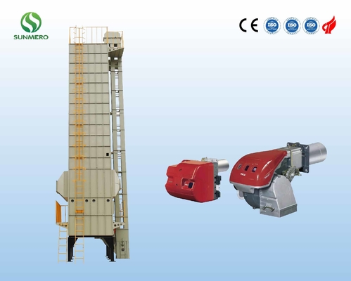 220V Wear Resistant Paddy Grain Dryer , Rice Mechanical Dryer 15T For Wheat