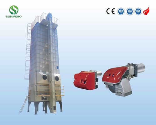 220V Wear Resistant Paddy Grain Dryer , Rice Mechanical Dryer 15T For Wheat