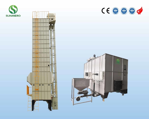 Vertical Stainless Steel Batch Grain Dryer 60 Tons For Paddy Drying