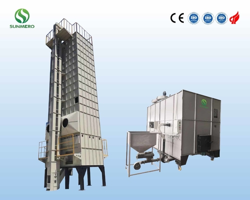 Intelligent Recirculation Paddy Grain Dryer Of 30 Tons Per Batch