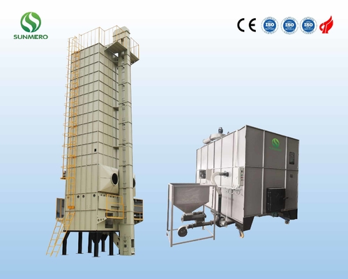 Vertical Mixed Flow Grain Dryer Rice Processing Equipment 50tons/Batch