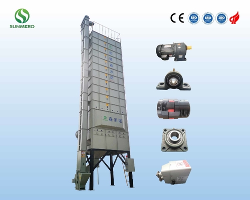 22Ton 380V High Efficiency Rice Mill Dryer For Indonesia Rice Milling Plant