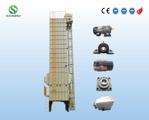 Fully Automatic Vertical Grain Dryer 30ton Per Batch For Wheat Flour Plant
