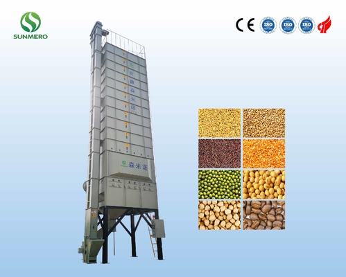 ISO18001 Certified 22T Paddy Grain Dryer High Drying Efficiency