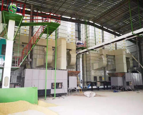 400mm Width 1.5m/S Fully Automatic Grain Machinery Conveyor Belt System