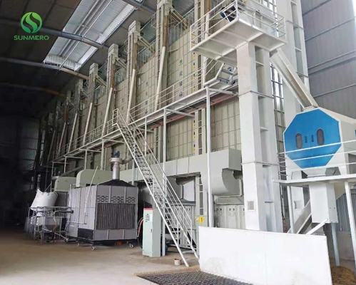 3Kw Grain Machinery Rice Drying Machine 8ton Per Hour For Rice Processing Plant