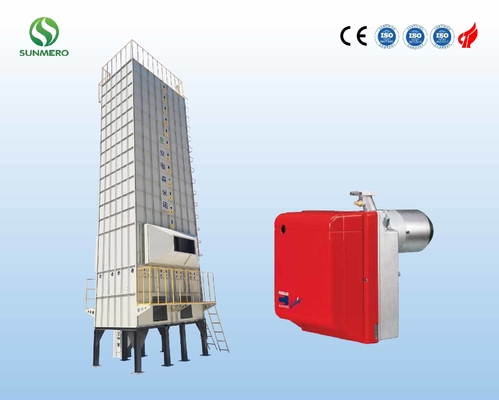 ISO14001 Approval 50ton Recirculating Grain Dryer For Maize Soybean