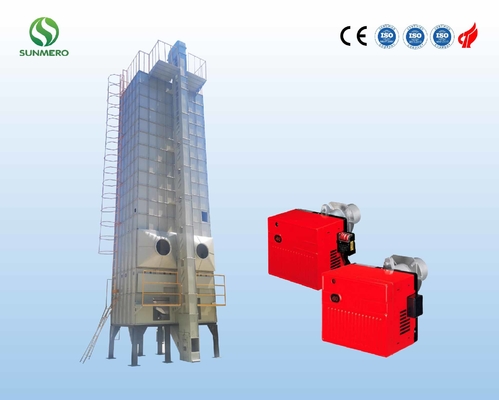 Vertical Multipurpose Grain Machinery Husk Furnace Dryer 30T