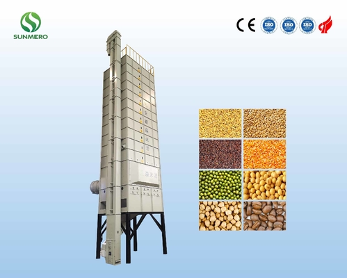 ISO Certified Automatic Drying Maize Grain Dryer , Rice Mill Dryer 22T